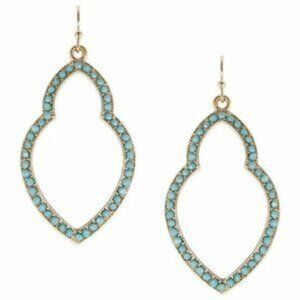 Marlyn Schiff Theresa Open Drop Pave Earrings